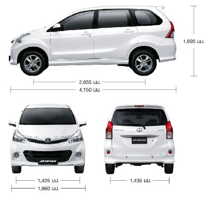 avanza 2024 dimension|Toyota Avanza .